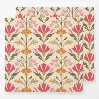 Servietten Art Deco Meets Scandi  Coral