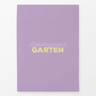 Geschirrtücher Lieblingsplatz Garten lila