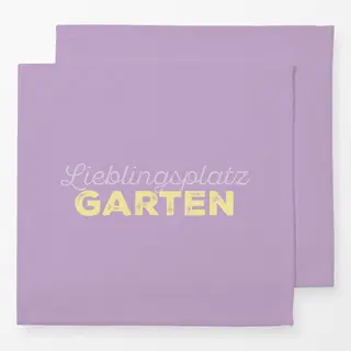 Servietten Lieblingsplatz Garten lila