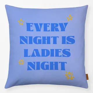 Kissen Lady Night Blau