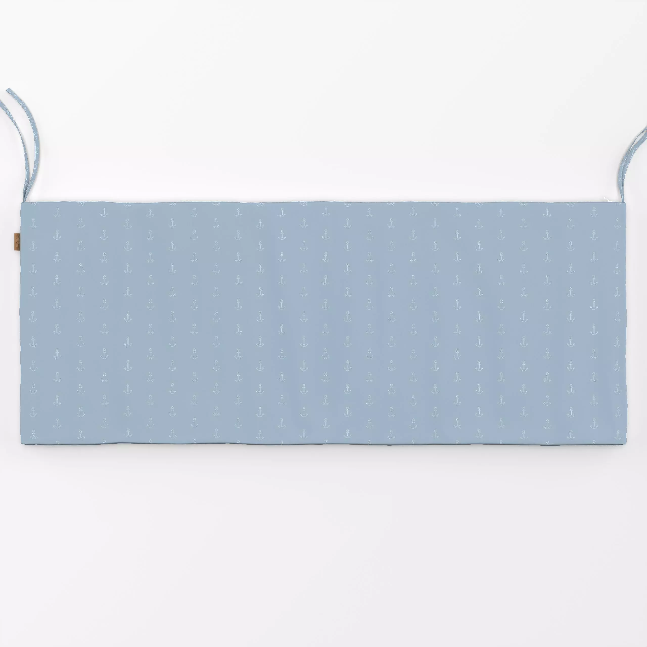 Bankauflage Anchor Lines Light Blue - Sommer, Symbole & Muster - von „Karen Menzenbach"; linie, Meer, Sommer, Urlaub, mariti...