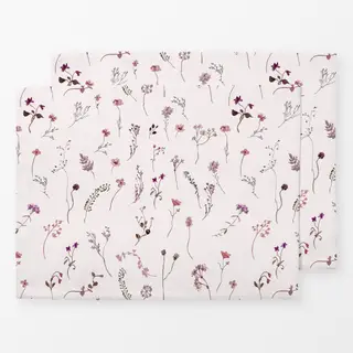 Tischset Wildblumen Rosa Muster