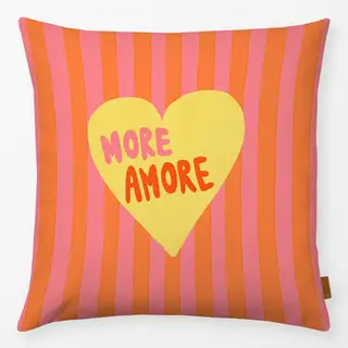 Kissen More Amore gestreift