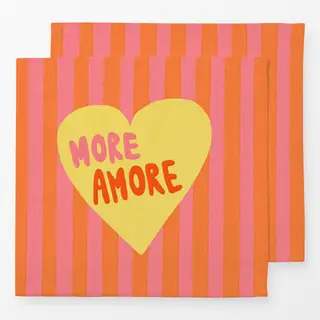 Servietten More Amore gestreift