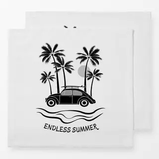 Servietten Endless Summer Surf black