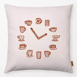 Kissen It's Coffee O'Clock