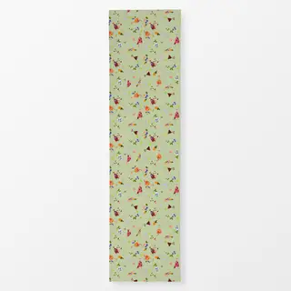 Tischläufer Cocktails Pattern Maigrün