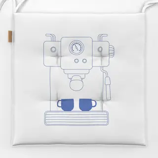 Sitzkissen Coffee Machine