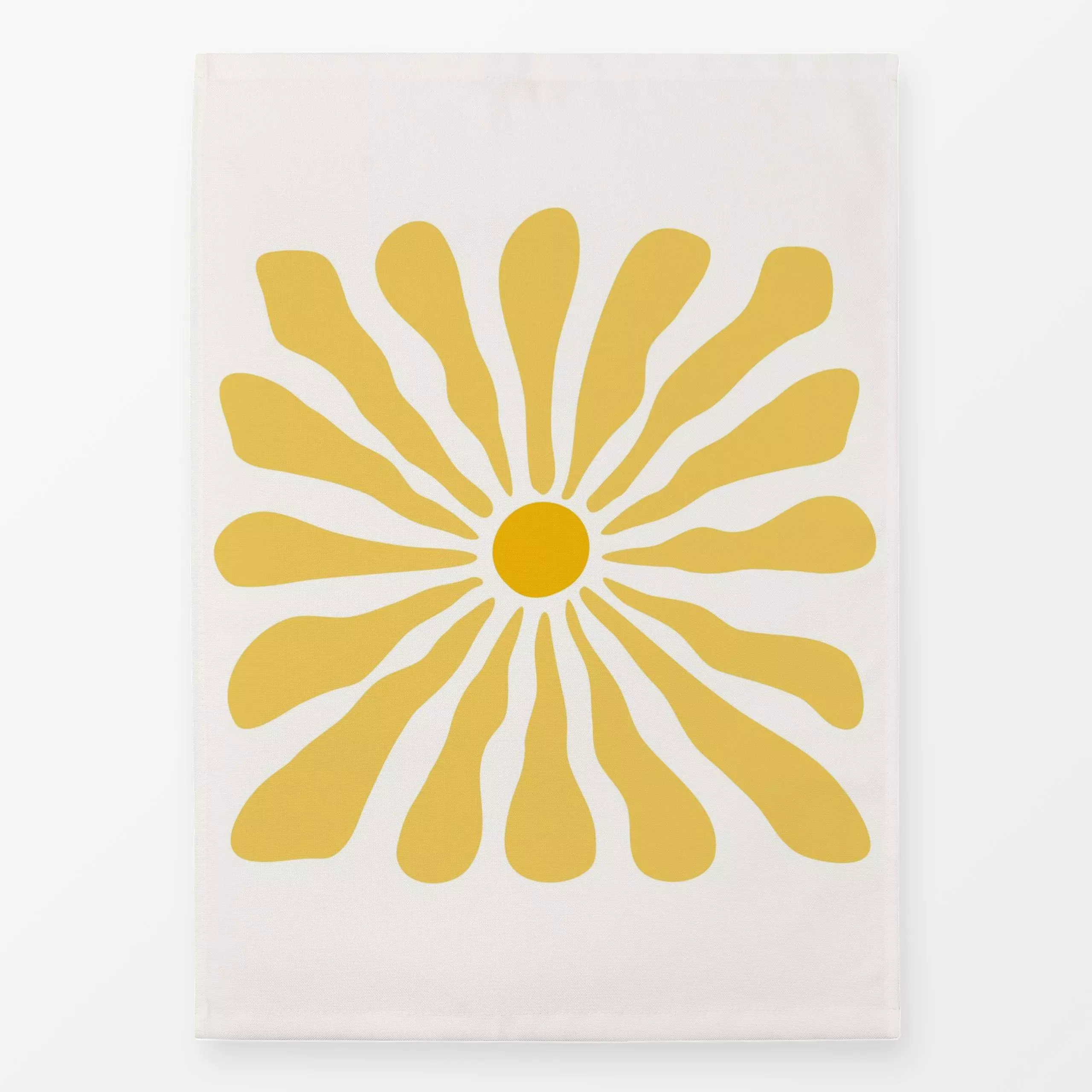 Geschirrtücher Sunny flower light - Blumen & Florales, Symbole & Muster - von „Lisa Jasmin Bauer"; Blumen, modern, Sommer, s...