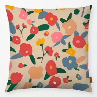 Kissen Scandi Flowers Red 2