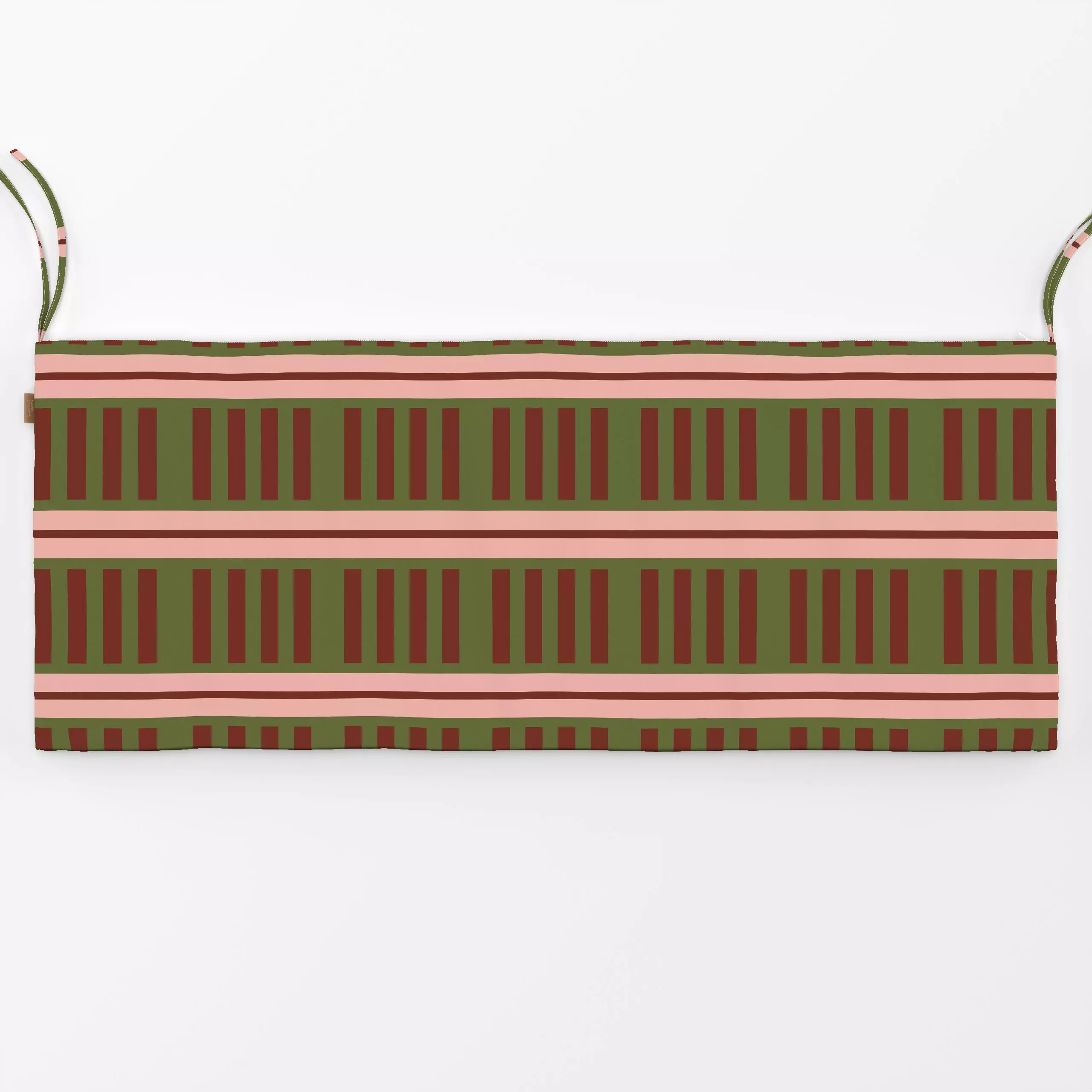 Bankauflage Small Stripes - Herbst, Symbole & Muster - von „Kathrin Löffler"; Muster, abstrakt, Streifen, modern, Herbst, pa...