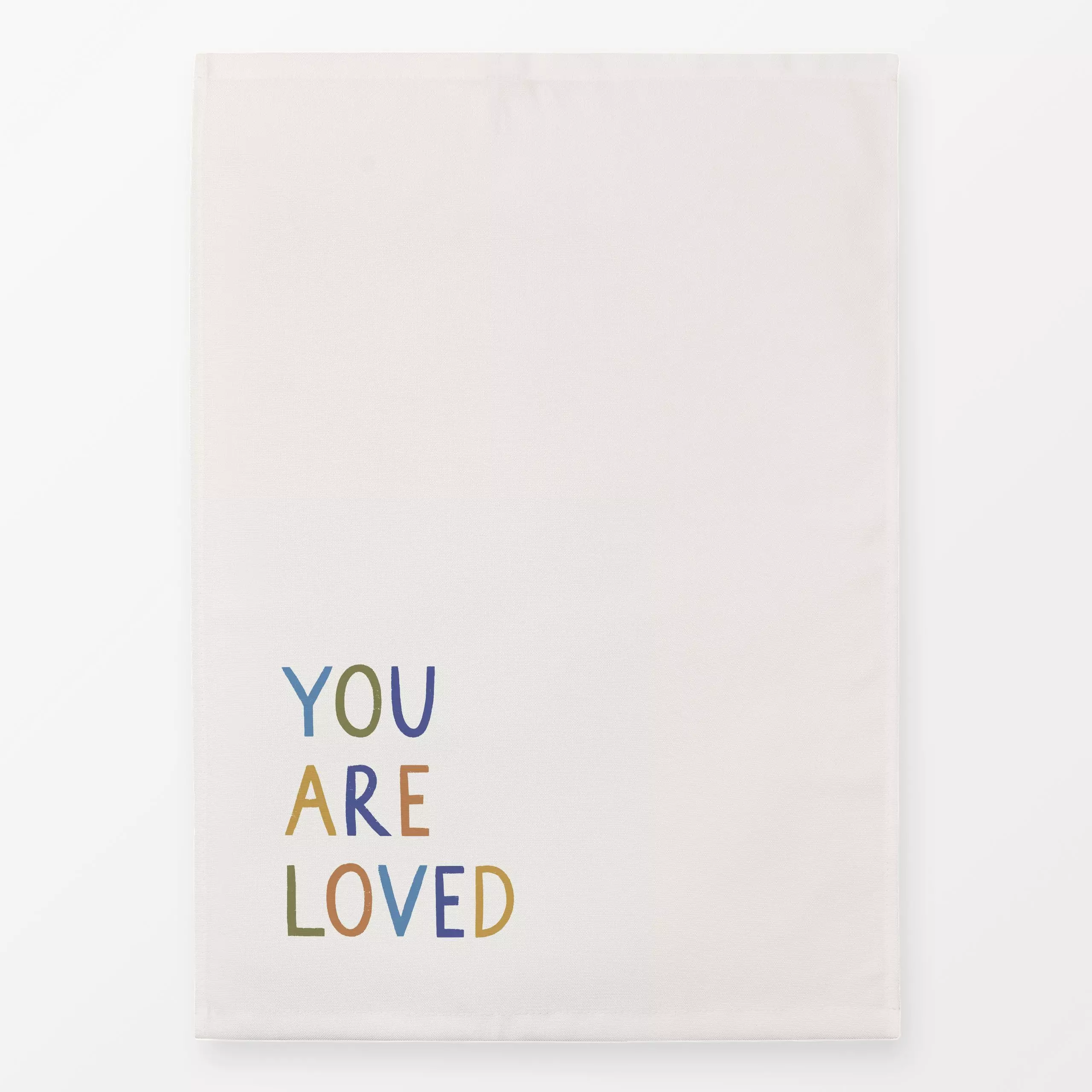 Geschirrtücher You Are Loved Multi 2 - Kinderzimmer & Motive für Kinder, Liebe, Romantik & Pride, Sprüche & Schriftzüge - vo...