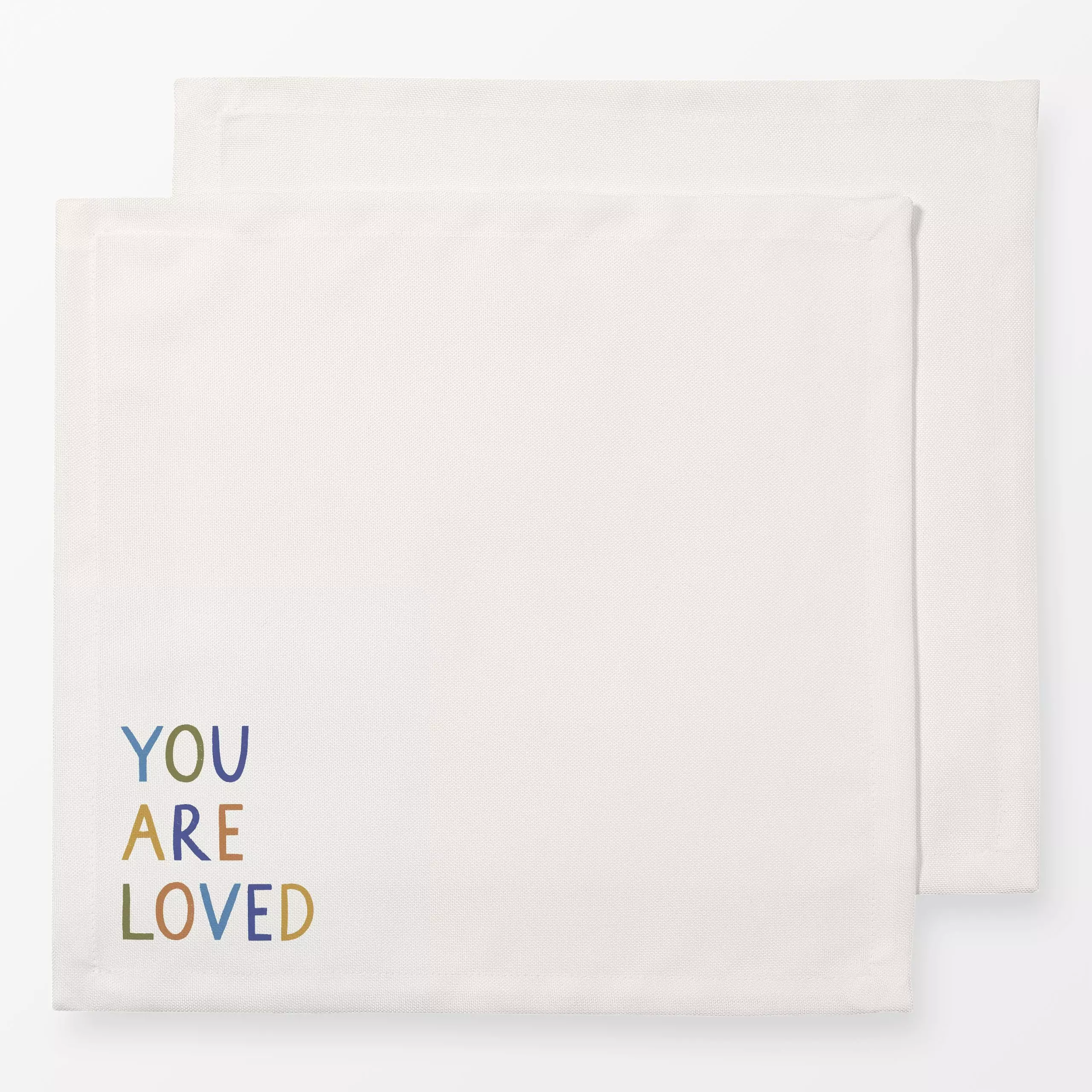 Servietten You Are Loved Multi 2 - Kinderzimmer & Motive für Kinder, Liebe, Romantik & Pride, Sprüche & Schriftzüge - von „K...