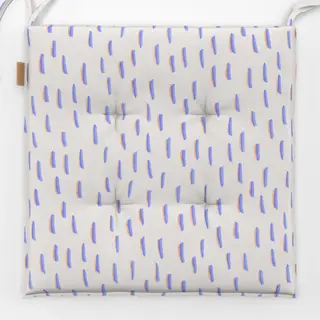 Sitzkissen Wintermood kleine Streifen