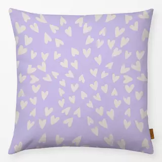 Kissen Wilde Herzen flieder