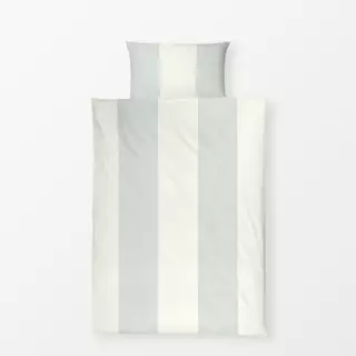 Bettwäsche Cozy XMas Helle Streifen gruen