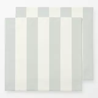 Servietten Cozy XMas Helle Streifen gruen