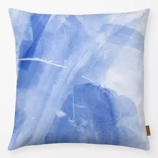 Kissen Brush strokes blue 1