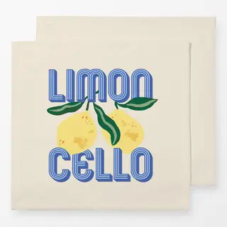 Servietten Limoncello