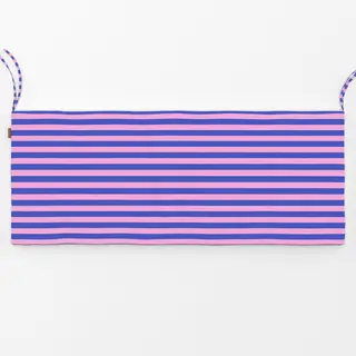 Bankauflage Streifen rosa-blau