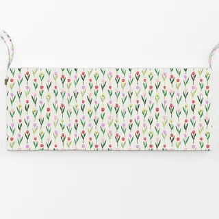 Bankauflage Spring Tulip Pattern