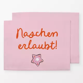 Tischset Naschen erlaubt