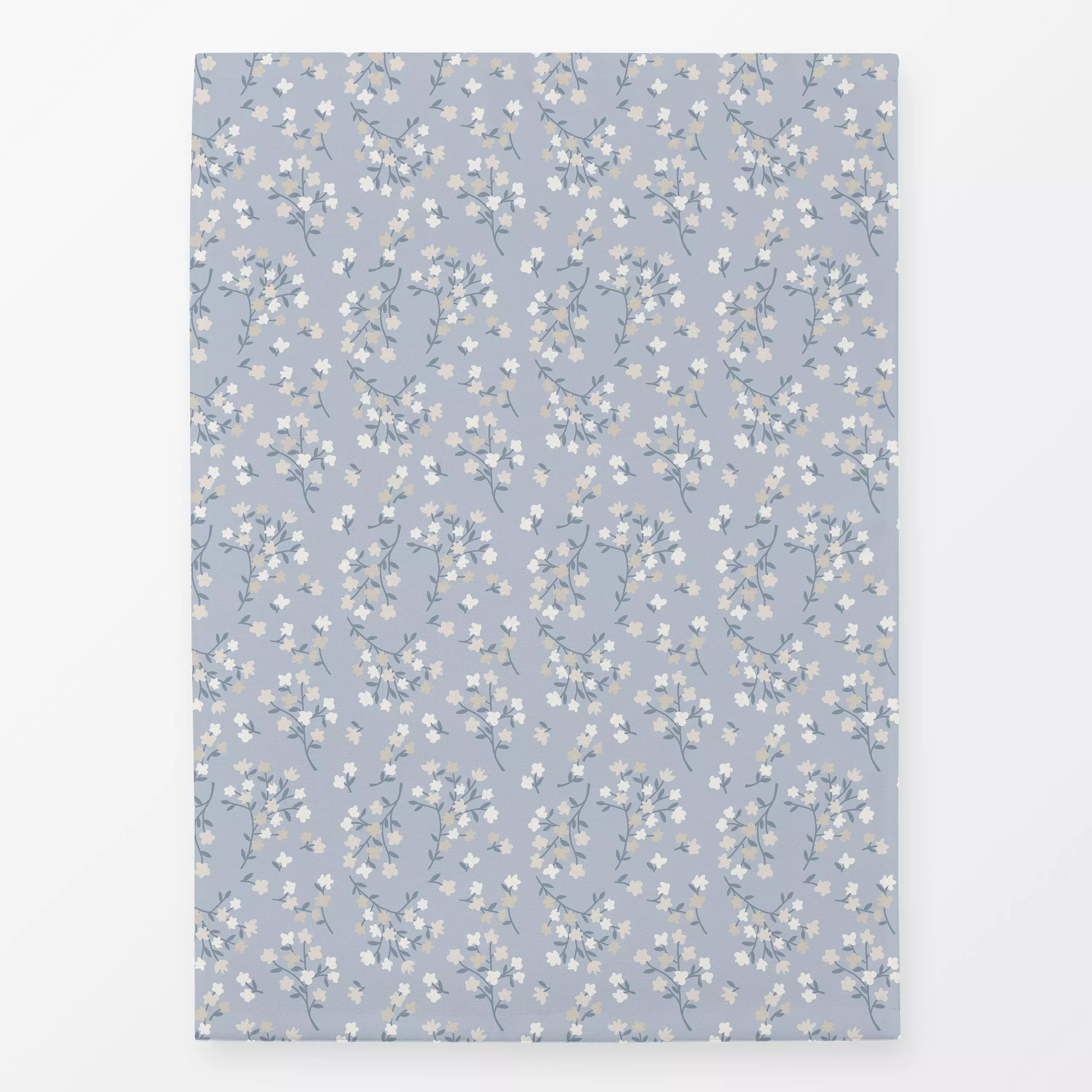 Geschirrtücher Zarte Blümchen Blau - Blumen & Florales, Anlässe, Ostern - von „Studio Kesse“; Blumen, Garten, Blüten, Geburt...