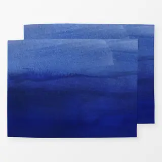 Tischset Painted Gradient Blue 1