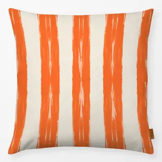 Kissen Brushstroke Stripes orange