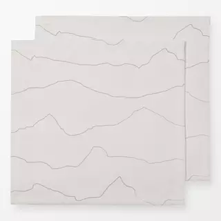 Servietten Berge Hell