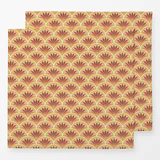 Servietten Tropical Palmenblätter Rosa