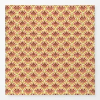 Tischdecke Tropical Palmenblätter Rosa