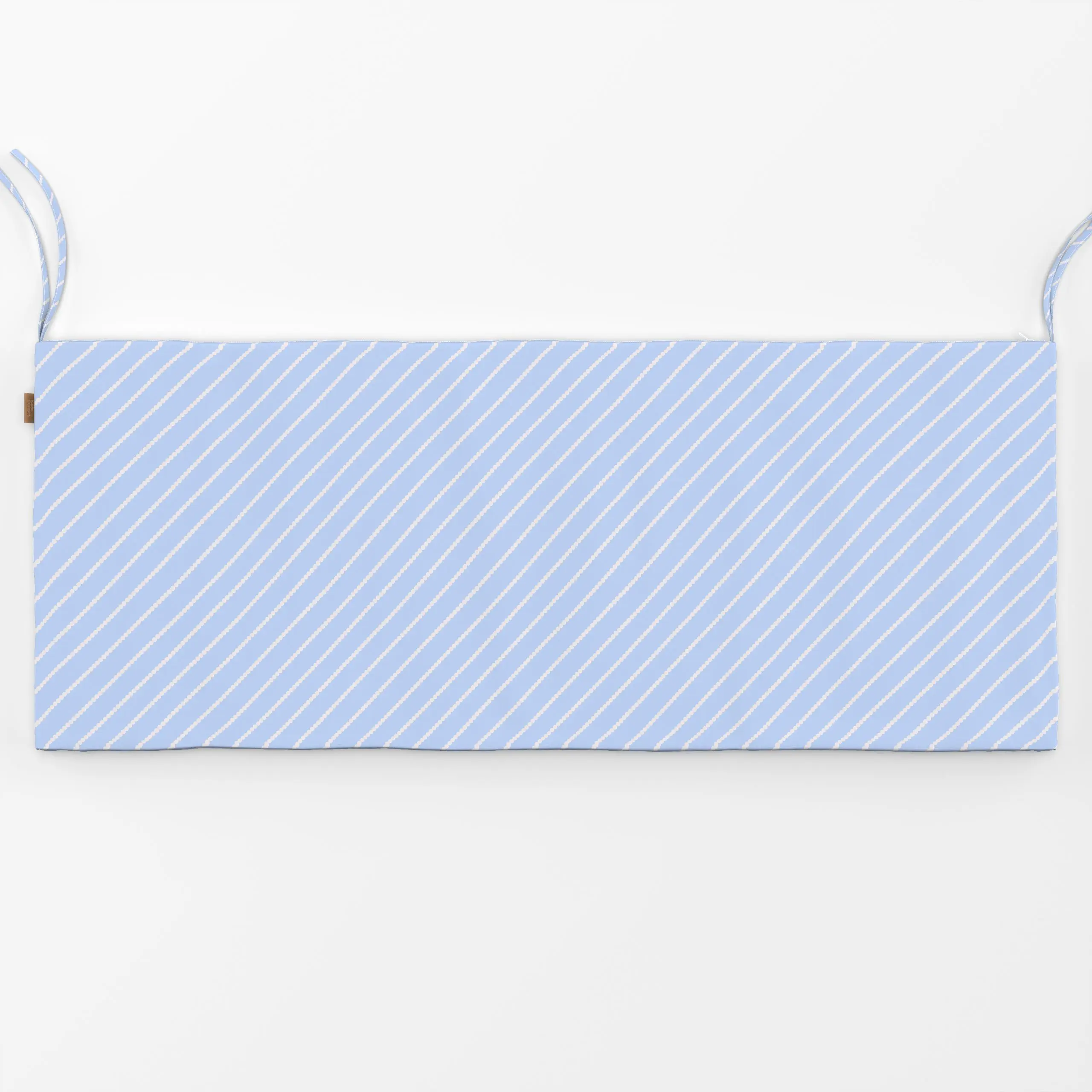 Bankauflage Punkte Diagonale Blau - Symbole & Muster - von „Sophie Augustin Illustration"; Punkte, Streifen, Dots, gepunktet...