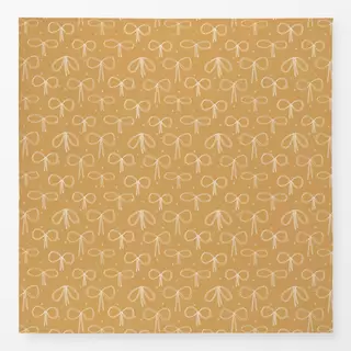 Tischdecke Schleifenmuster gelb