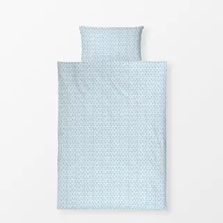 Bettwäsche Fische blau Muster