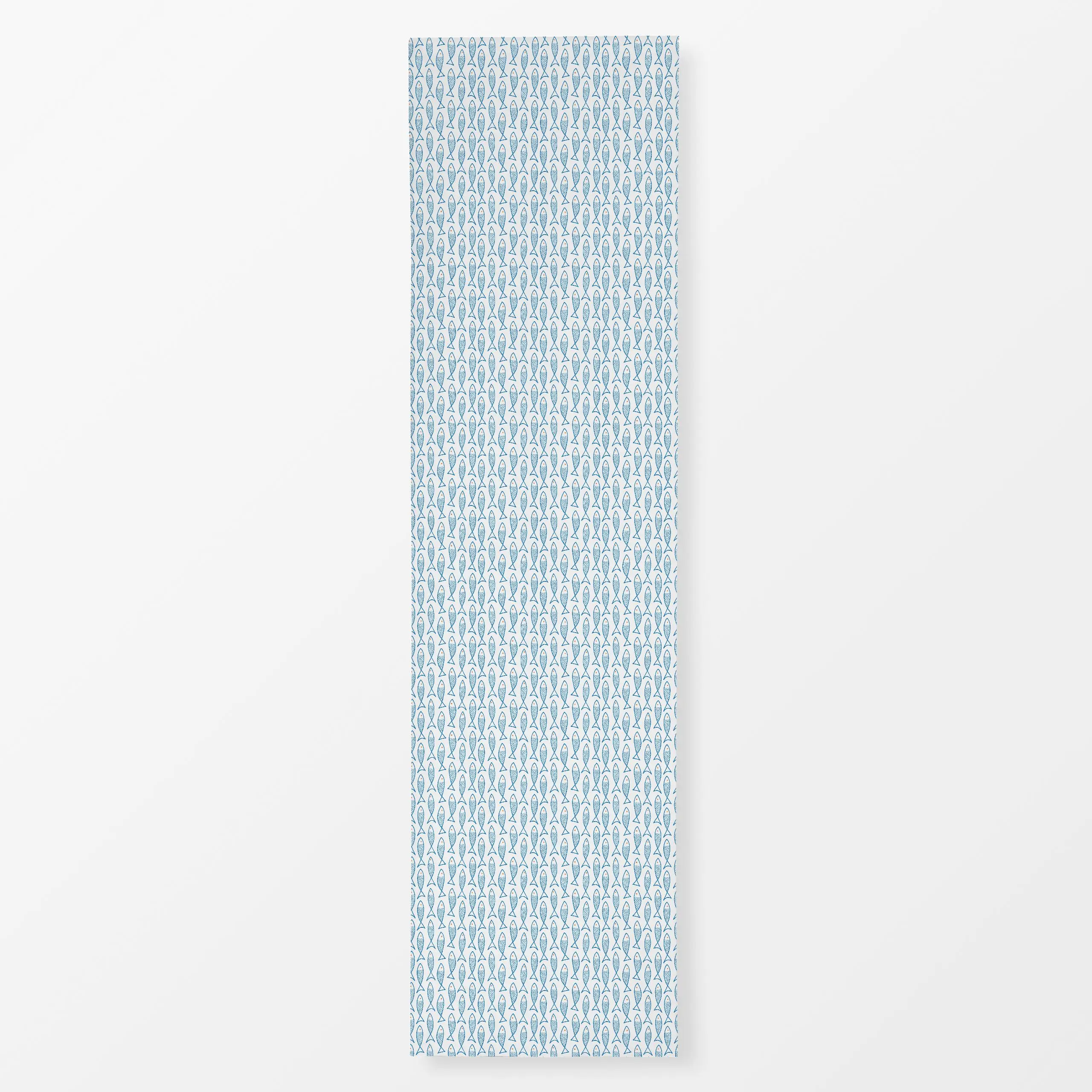 Tischläufer Fische blau Muster, Tiere, Sommer, von Kathrin Löffler