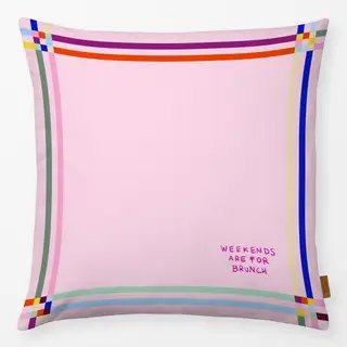 Kissen Rahmen Pink Typo