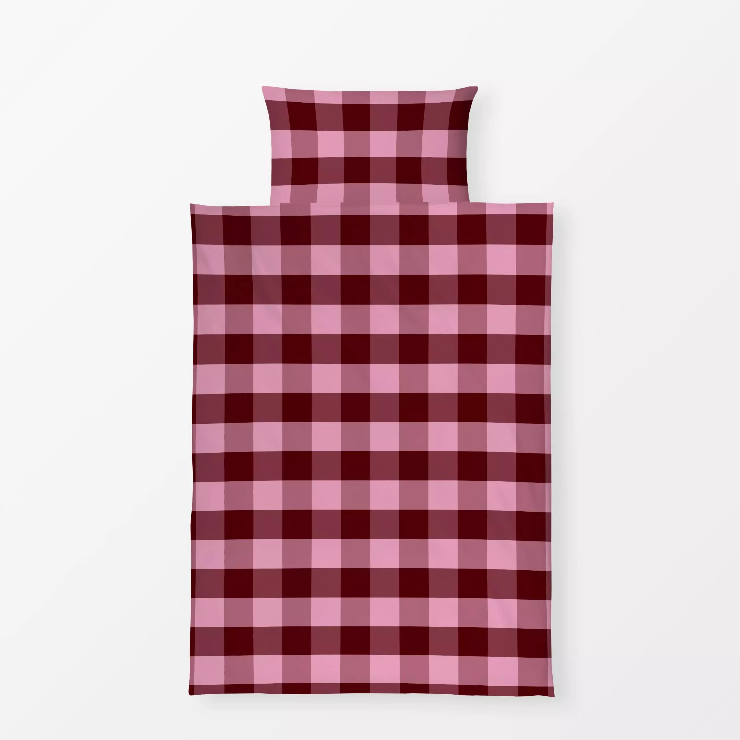 Bettwäsche Happy Kids Quadrat Rot - Kinderzimmer & Motive für Kinder, Symbole & Muster - von „Studio ROSAGRAU"; rosa, altros...