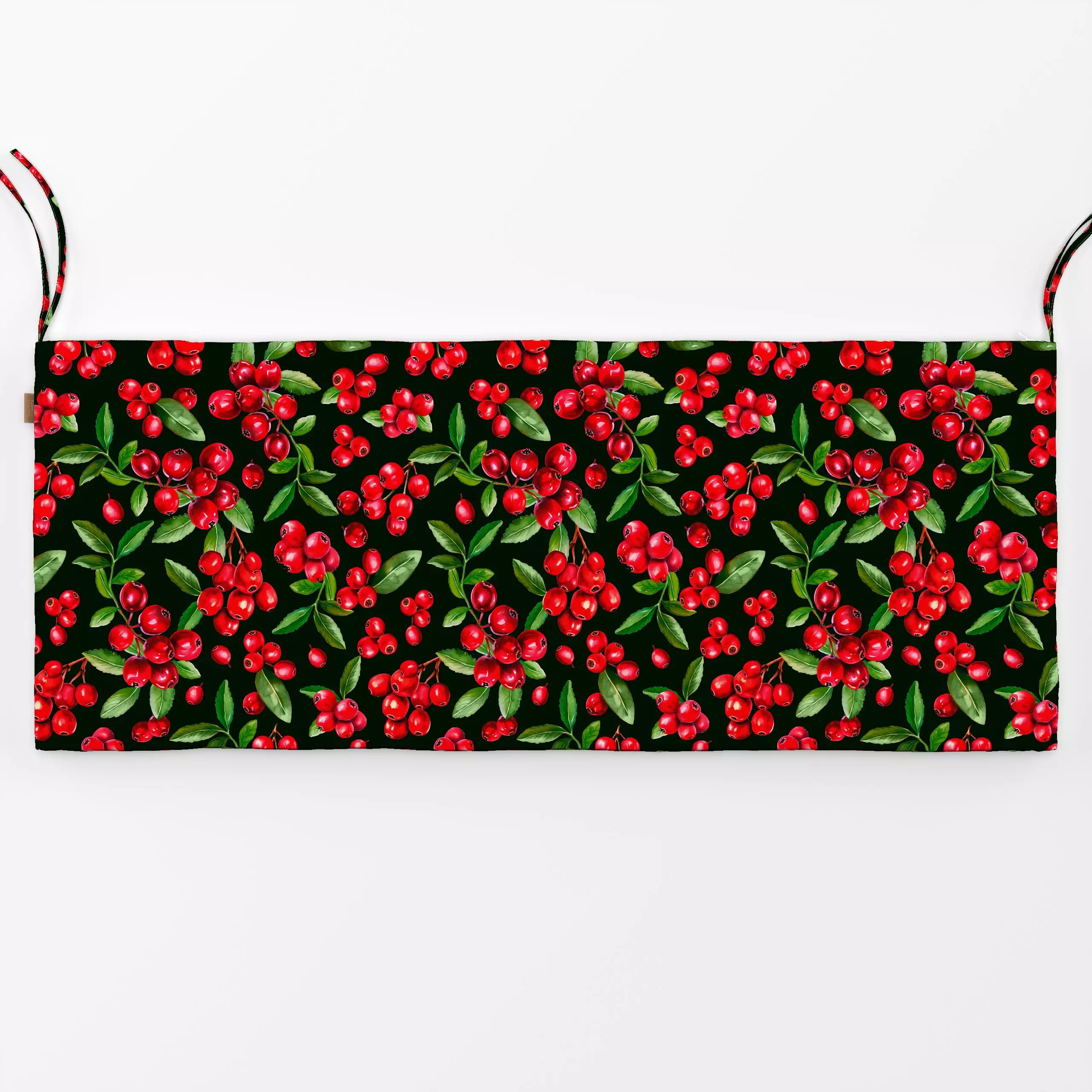 Bankauflage Cranberries Black - von „Andrea Haase"; Beeren, Herbst, weihnachtlich, frisch, gesund, kueche, Cranberries, Prei...