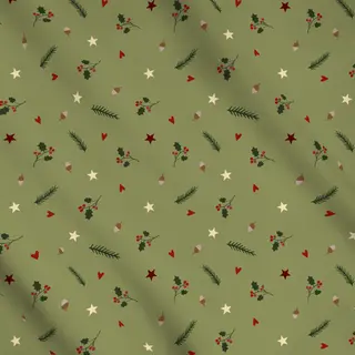 Meterware Muster Weihnachten