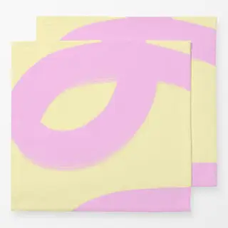 Servietten Organische Linien