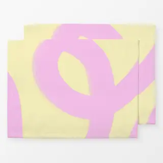 Tischset Organische Linien