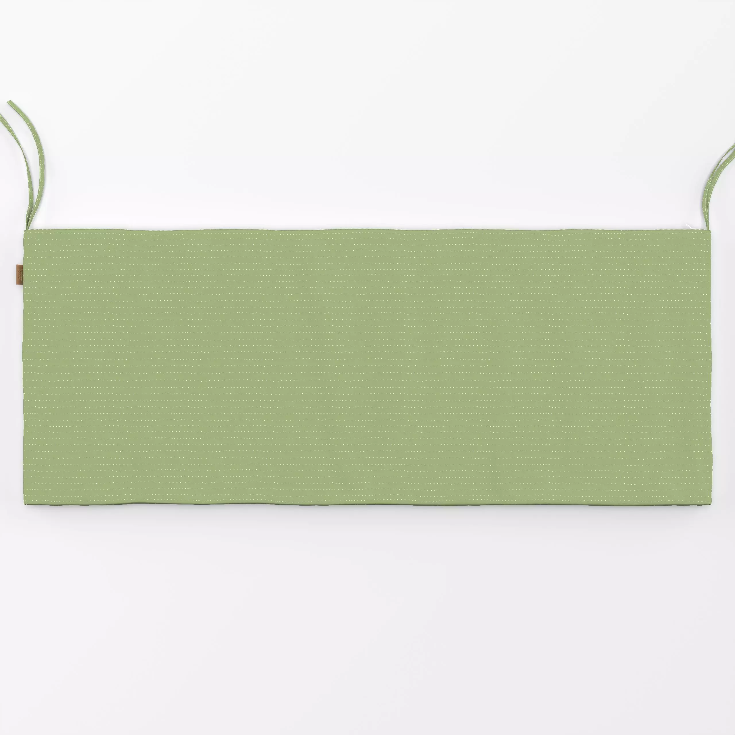 Bankauflage Streifen Striche grün beige - Frühling, Symbole & Muster - von „Kathrin Woo"; Muster, minimal, Linien, Streifen,...