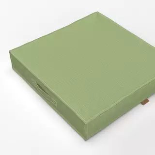 Bodenkissen Streifen Striche grün beige