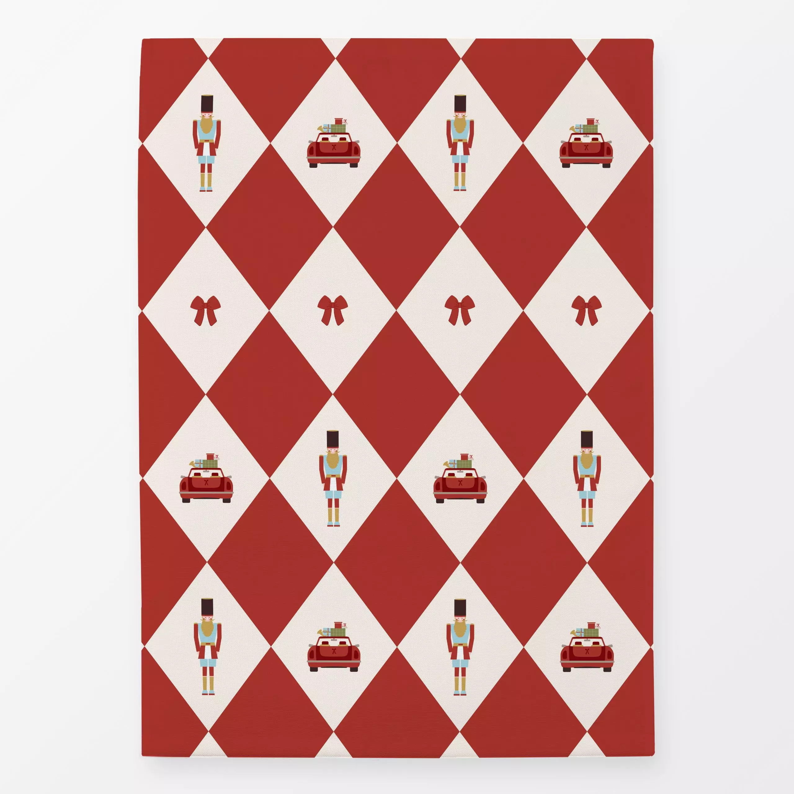 Geschirrtücher Diamond Pattern Christmas - Weihnachten - von „Jana Moßmann"; Nussknacker, Weihnachten, Auto, weihnachtlich, ...