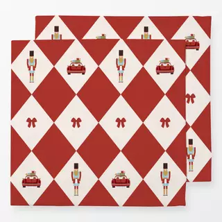 Servietten Diamond Pattern Christmas