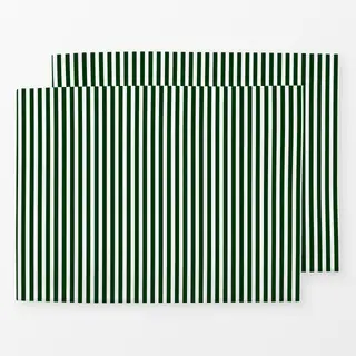 Tischset Bistro Stripes basic green