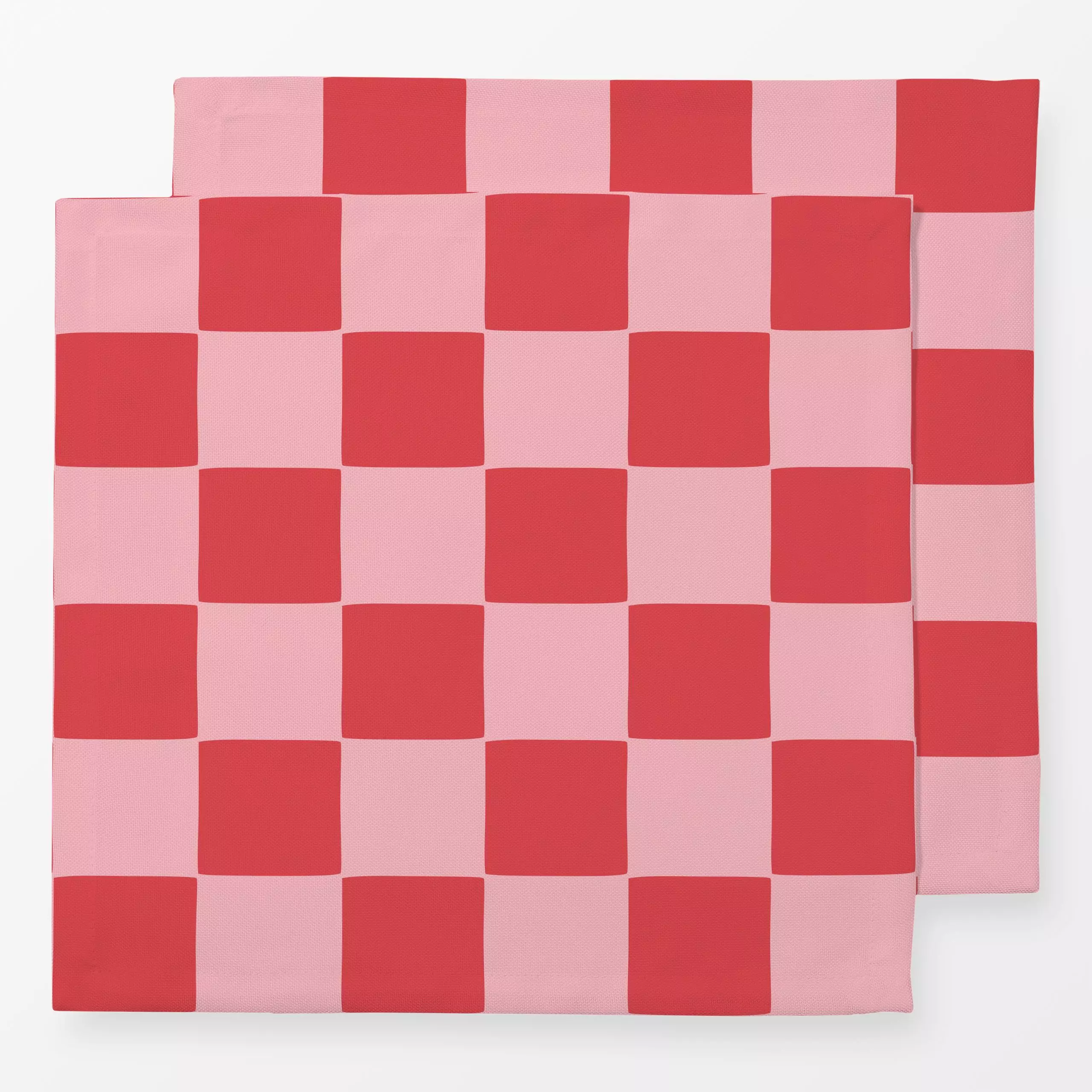 Servietten Kariert Red Pink - Sommer, Symbole & Muster - von „textilwerk"; Muster, Retro, Sommer, Karo, summer, pattern, Pic...