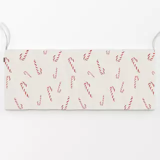 Bankauflage Zuckerstangen beige