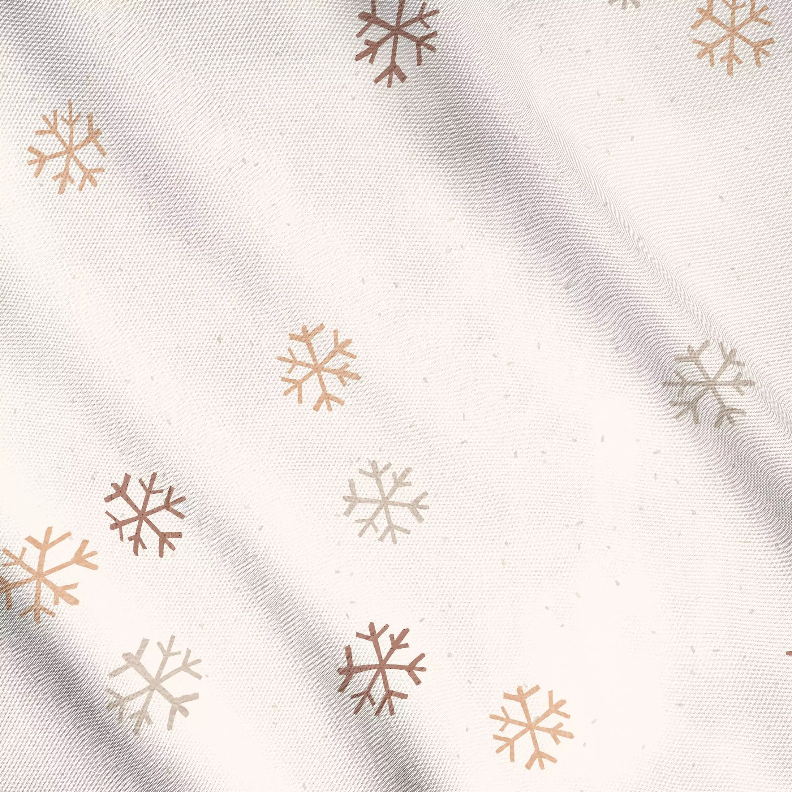 Meterware Snowflake Papercut - Weihnachten, Winter - von „Kruth Design"; skandinavisch, Schneeflocken, Weihnachten, weihnach...